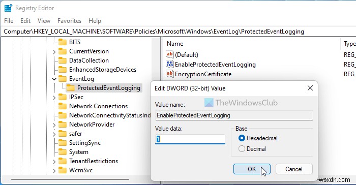 Windows11/10で保護されたイベントログを有効または無効にする方法 