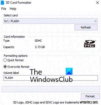 SDカードがWindows11/10でフォーマットされない[修正済み] 