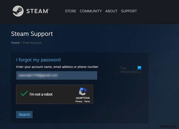 SteamパスワードをリセットしてSteamアカウントを回復する方法 