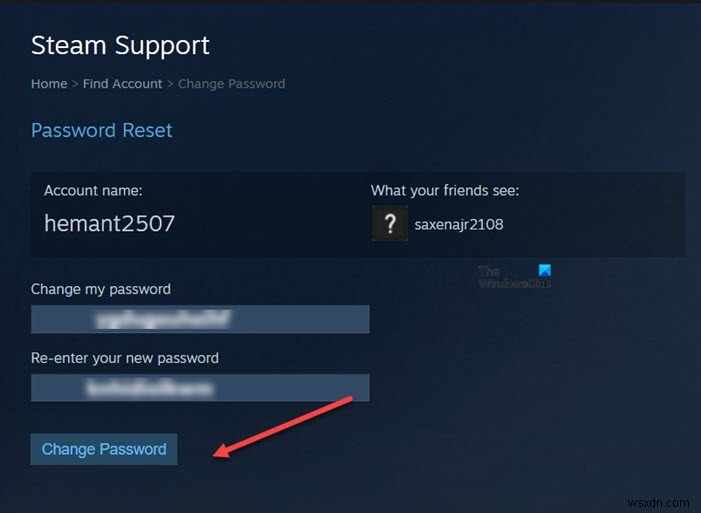 SteamパスワードをリセットしてSteamアカウントを回復する方法 