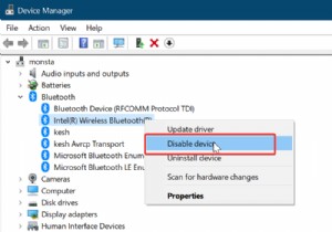 Windows11/10でBluetoothアダプタの交換を設定する方法 