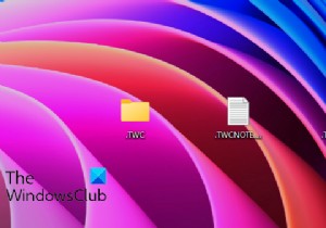 Windows11/10でDotで始まるフォルダ名を作成する方法 