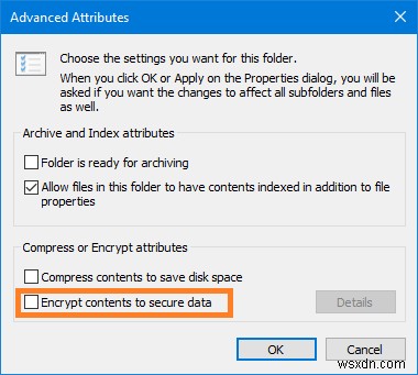 Windows11/10で暗号化されたフォルダに移動さ​​れたファイルを自動的に暗号化しない 