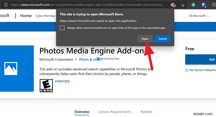 PhotosMediaEngineアドオンとは何ですか。Windows11/10にインストールする方法 