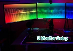 WindowsノートPCで3台のモニターをセットアップする方法