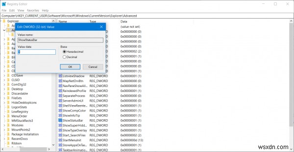 Windows11/10のファイルエクスプローラーでステータスバーを有効または無効にする方法 