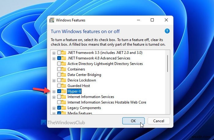 Windows11でAndroid用のWindowsサブシステムを起動できません 