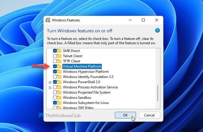 Windows11でAndroid用のWindowsサブシステムを起動できません 