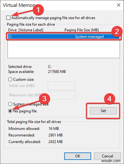 Windows 11/10のシャットダウン時にPageFile.sysをバックアップ、移動、または削除する方法 
