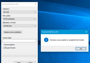 「Windowsはフォーマットを完了できませんでした」エラーの直し方 – SDカード・USBメモリ・外付けディスク