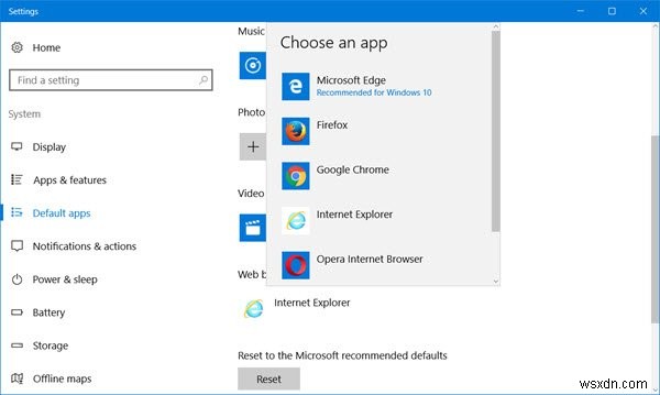 Windows 11/10でデフォルトのアプリの関連付けをリセット、エクスポート、インポートする方法 
