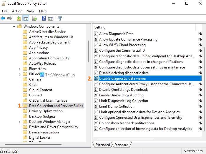 Windows11で診断データビューアを無効にする方法 