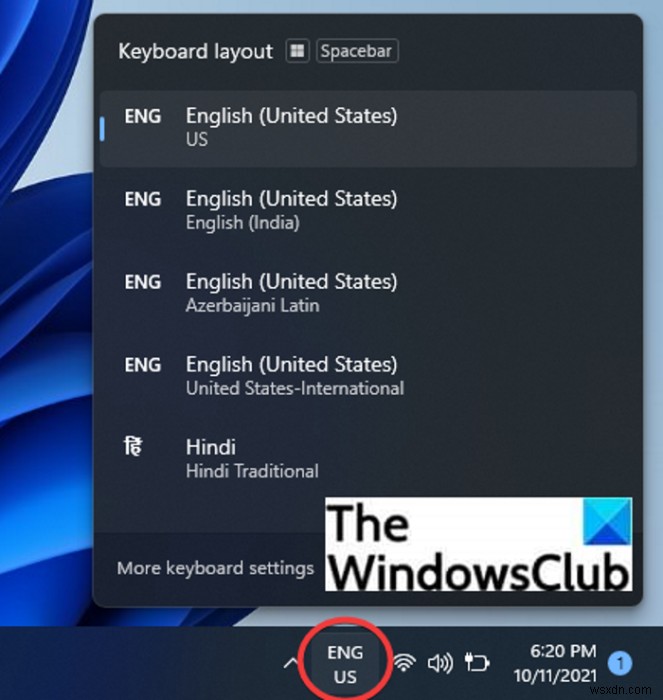 Windows11でキーボードレイアウトを追加または削除する方法 