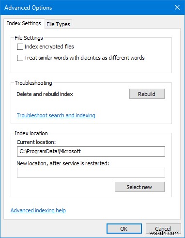 Windows11/10で暗号化されたファイルにインデックスを付ける方法 