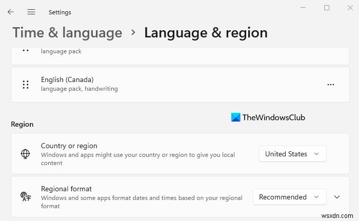 Windows 11で言語、地域、時刻、日付を変更する方法 