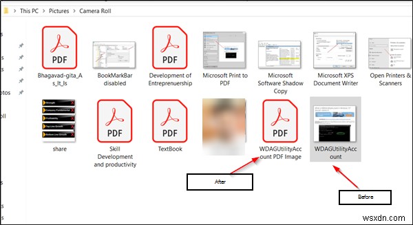 Windows11/10で写真アプリを使用してスクリーンショットをPDFとして保存する方法 