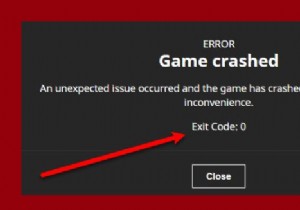 Minecraftゲームが終了コード0でクラッシュした問題を修正 