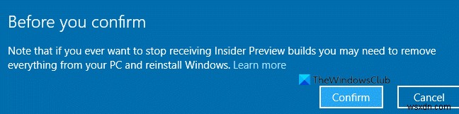 InsiderPreviewからWindows11の安定したビルドに切り替える方法 