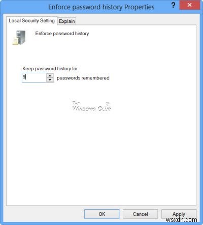 Windows11/10でWindowsログインパスワードポリシーとアカウントロックアウトポリシーを強化する 
