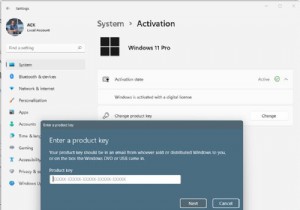 Windows11/10では使用できないプロダクトキーリンクの変更 