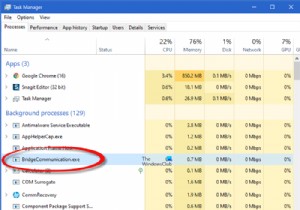 Windows 11/10のHPのBridgeCommunication.exeとは何ですか？ 