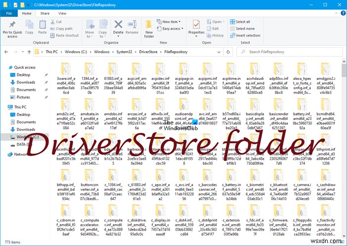 Windows11/10でDriverStoreフォルダーを安全にクリーンアップする方法 