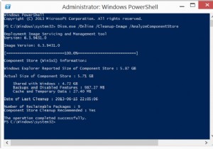 Windows11/10でWindowsコンポーネントストアまたはWinSxSを分析する 
