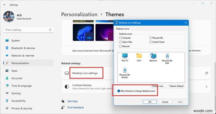 Windows11/10ではデスクトップアイコンを移動できません 