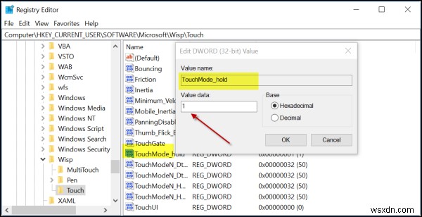 Windows11/10のWacomペンで右クリック機能を押し続けるをオフにします 