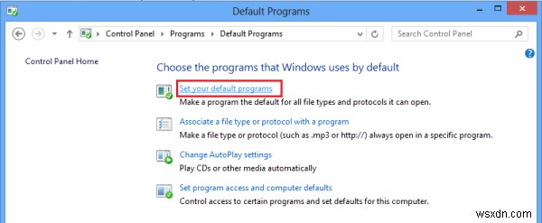 Windows11/10でデフォルトプログラムを変更または設定する方法 