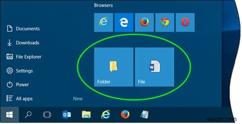 Windows11/10でファイルまたはフォルダをスタートメニューに固定する方法 