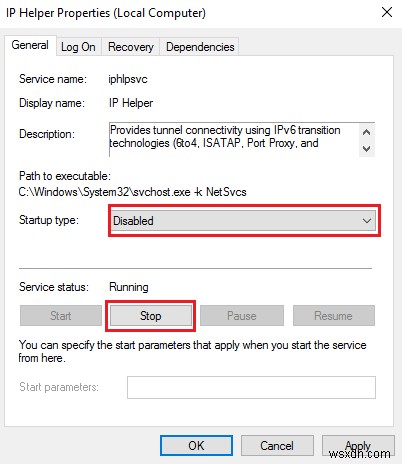 イーサネット/Wi-Fiアダプターのドライバーに問題がある可能性があります 