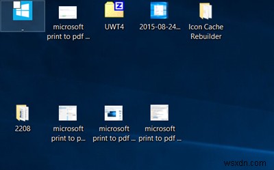 Windows11/10でデスクトップアイコンのサイズと表示を詳細とリストビューに変更する方法 