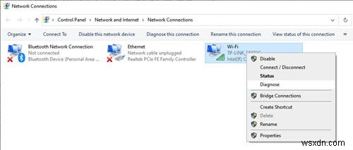 Windows11/10のWiFiまたはネットワークアイコンの赤十字Xを修正 