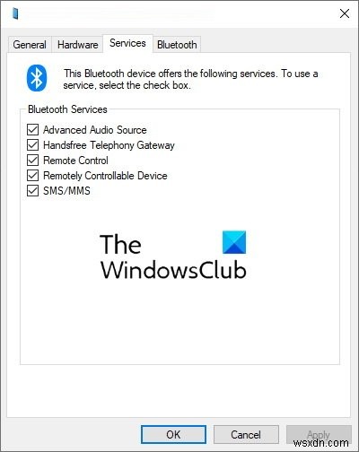 Windows11/10でのBluetoothオーディオの途切れを修正 