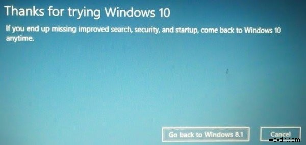 Windows11からWindows10にロールバックまたは戻る方法 