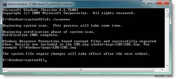 Windows11/10でシステムファイルチェッカーsfc/scannowを実行する方法 