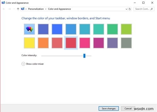Windows11/10のスタートメニューにカスタムカラーテーマを追加する方法 