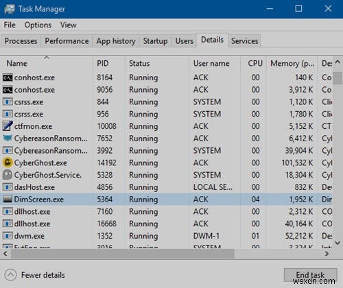 プロセスを終了できません、操作を完了できませんでした、アクセスが拒否されました 