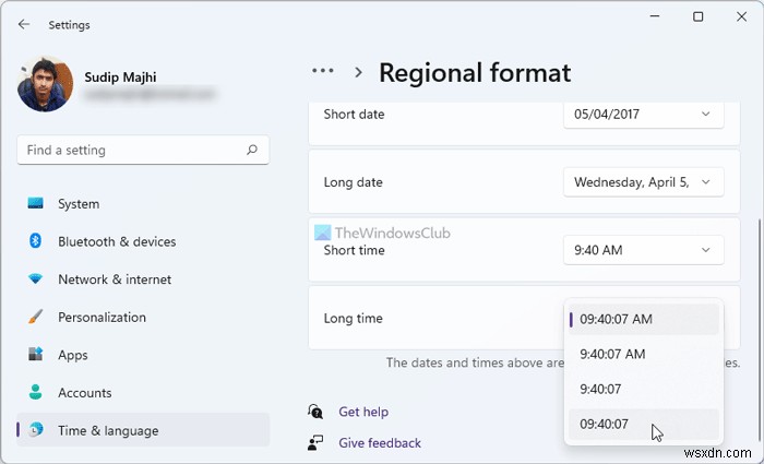 Windows11/10でロック画面の時計の形式を変更する方法 