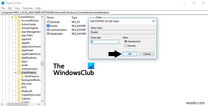 Windows11/10デバイスで自動画面回転を無効にする方法 