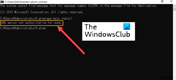 Windows11/10のゾーンエラーに対して権限のないDNSサーバーを修正 