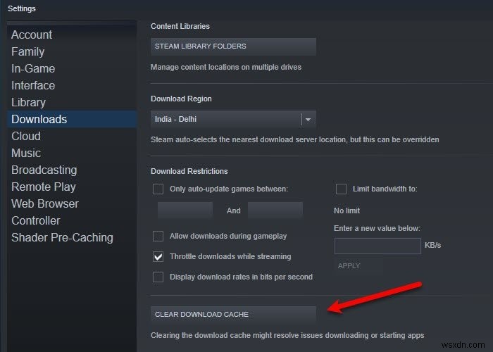 新しいSteamライブラリフォルダーは書き込み可能なエラーである必要がある問題を修正 