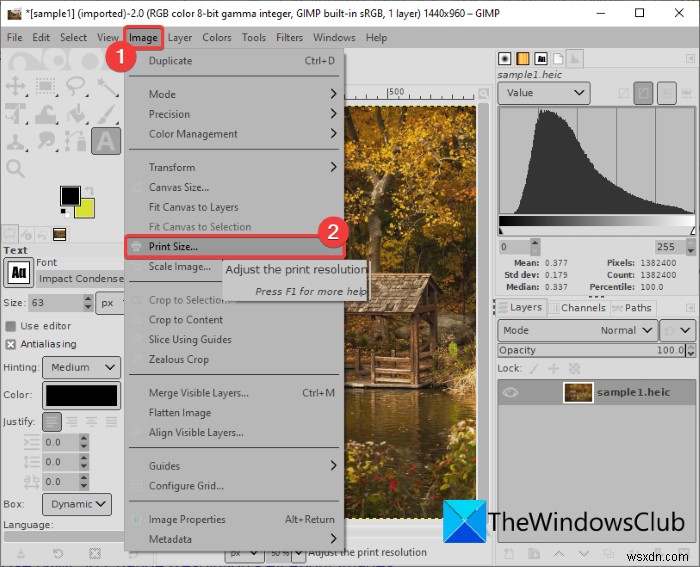 Windows11/10でイメージDPIを確認および変更する方法 