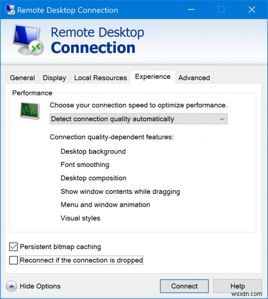 リモートデスクトップ接続で内部エラーが発生しました 