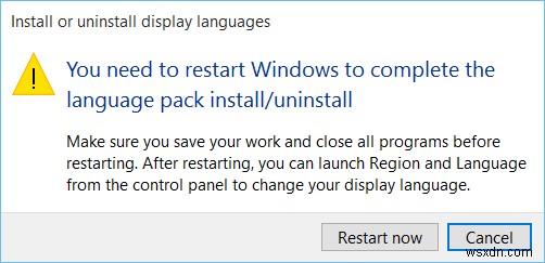 Windows11/10で言語をインストールおよびアンインストールする方法 