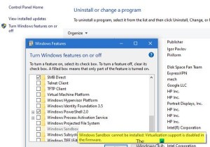 Windows Sandboxをインストールできない「ファームウェアで仮想化サポートが無効」エラーの解決方法