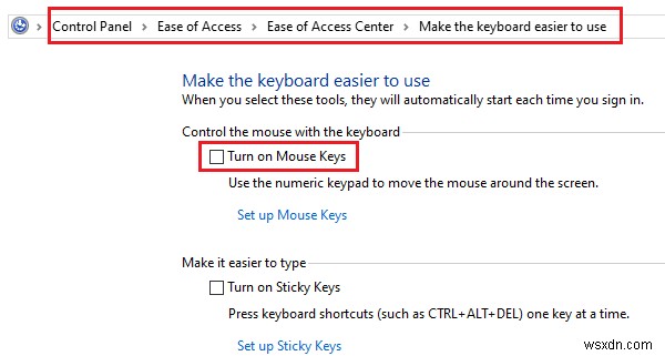 キーボードが数字を入力しない、または数字のみを入力する 