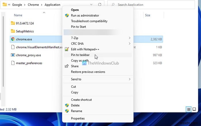 Windows11でアプリをタスクバーに固定する方法 