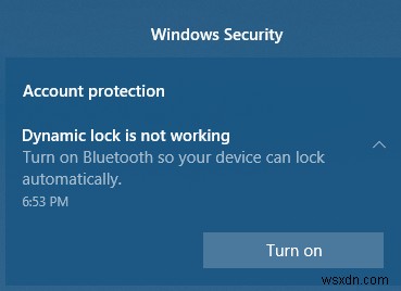ダイナミックロックが機能していないか、Windows11/10で欠落しています 